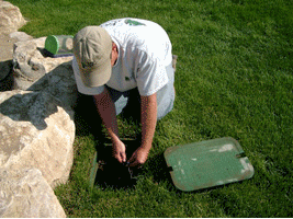 sprinkler box repair